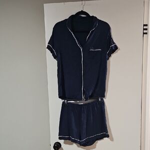 Stars Above Dark Blue  Pajama Set